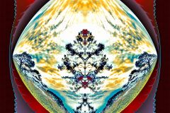 Floating Pine - 17" x 17" - YR 2022