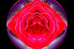 Red Camellia Circle – 12” x 12” – YR 2022