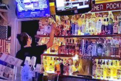 Behind the Bar - 22" x 22" - YR 2022