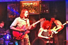 Garnet and Soul at Bradfordville Blues Club (NFS) – 29” x 14” – YR 2021