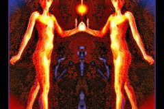 Banish them with Light - 20" x 18" - YR 2022