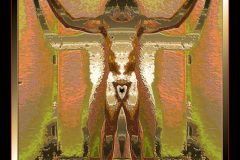 Pixilated Man – 22” x 28” – YR 2018