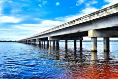 Ochlocknee Bay Bridge – 28” x 16” – YR 2021