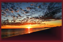 Alligator Point Sunset #1 - 18" x 28" - YR 2025