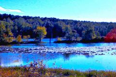 Lake Lafayette Evening - 24' x 16" - YR 2022