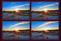 Mashes Sand Sunset Series - 26" x 18" - YR 2024
