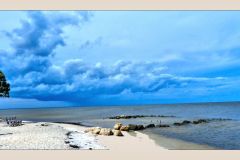 Storm Across the Bay - 22" x 12" - YR 2026