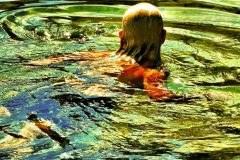 Wacissa Springs Swimmer - 28" x 14" - YR 2021
