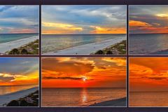 Panama City Beach Sunset Series - 58" x 24" - YR 2023