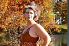 Jenn Standing Lakeside - 14" x 20" - YR 2023