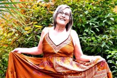 Sylvia in Silk One-Size Dress - 14" x 22" - YR 2024