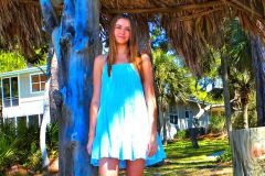 Emma on the Deck - 18" x 23" - YR 2023