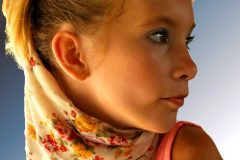 Girl with Flowered Gaiter (NFS) – 14” x 14” – YR 2020